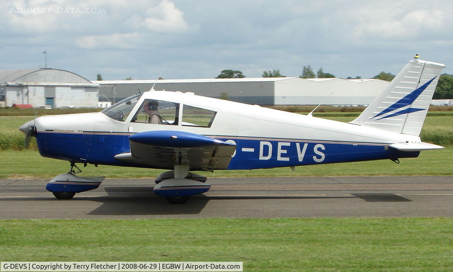 G-DEVS, 1962 Piper PA-28-180 Cherokee C/N 28-830, Piper Pa-28-180 on a sunny Sunday afternoon at Wellesbourne