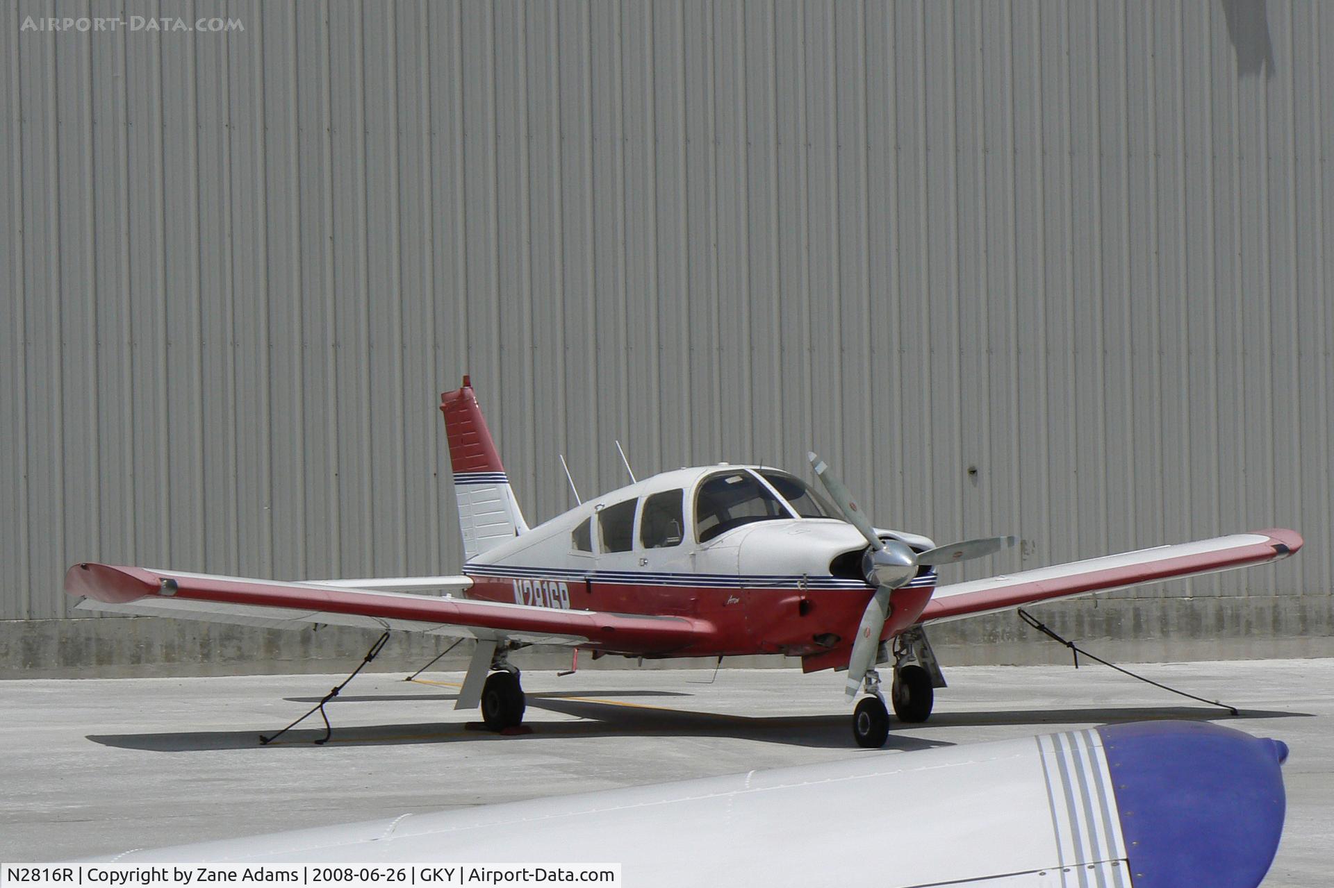 N2816R, 1969 Piper PA-28R-200 C/N 28R-35297, At Arlington Municipal