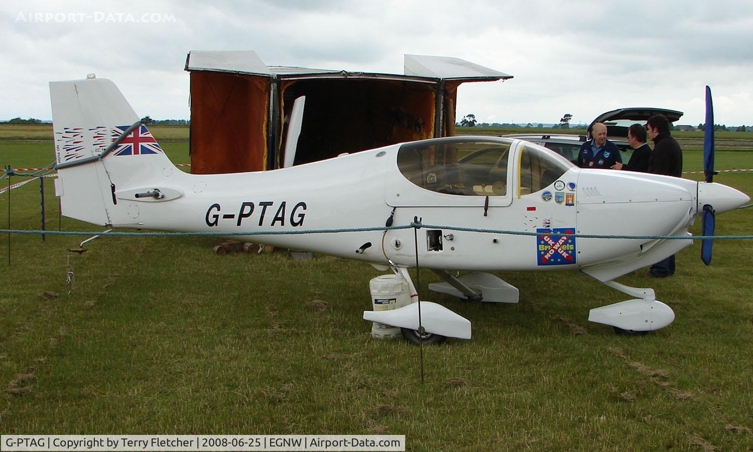 G-PTAG, 2000 Europa Tri-Gear C/N PFA 247-13121, Europa at Wickenby Wings and Wheels 2008