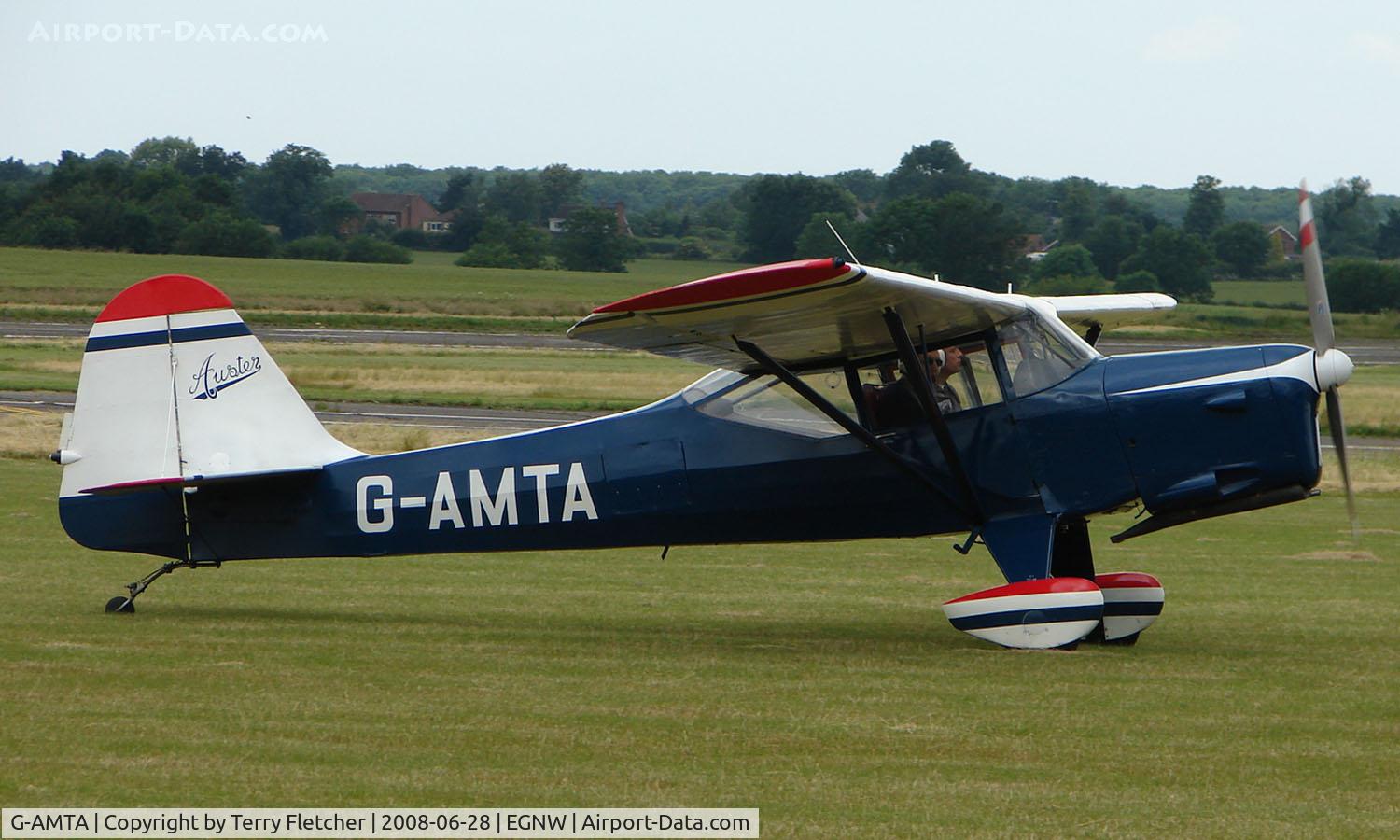 G-AMTA, 1952 Auster J-5F Aiglet Trainer C/N 2780, 1952 Auster J5F at Wickenby Wings and Wheels 2008
