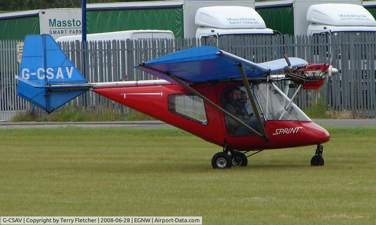G-CSAV, 2002 Thruster T600N 450 C/N 0032-T600N-064, Thruster 600N at Wickenby Wings and Wheels 2008