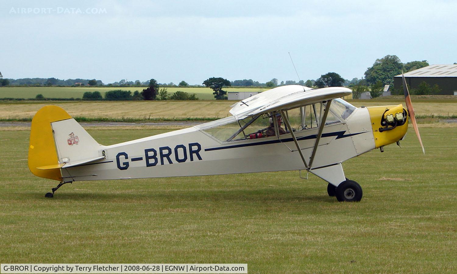 G-BROR, 1943 Piper L-4H Grasshopper (J3C-65D) C/N 10885, 1943 Piper Cub at Wickenby Wings and Wheels 2008