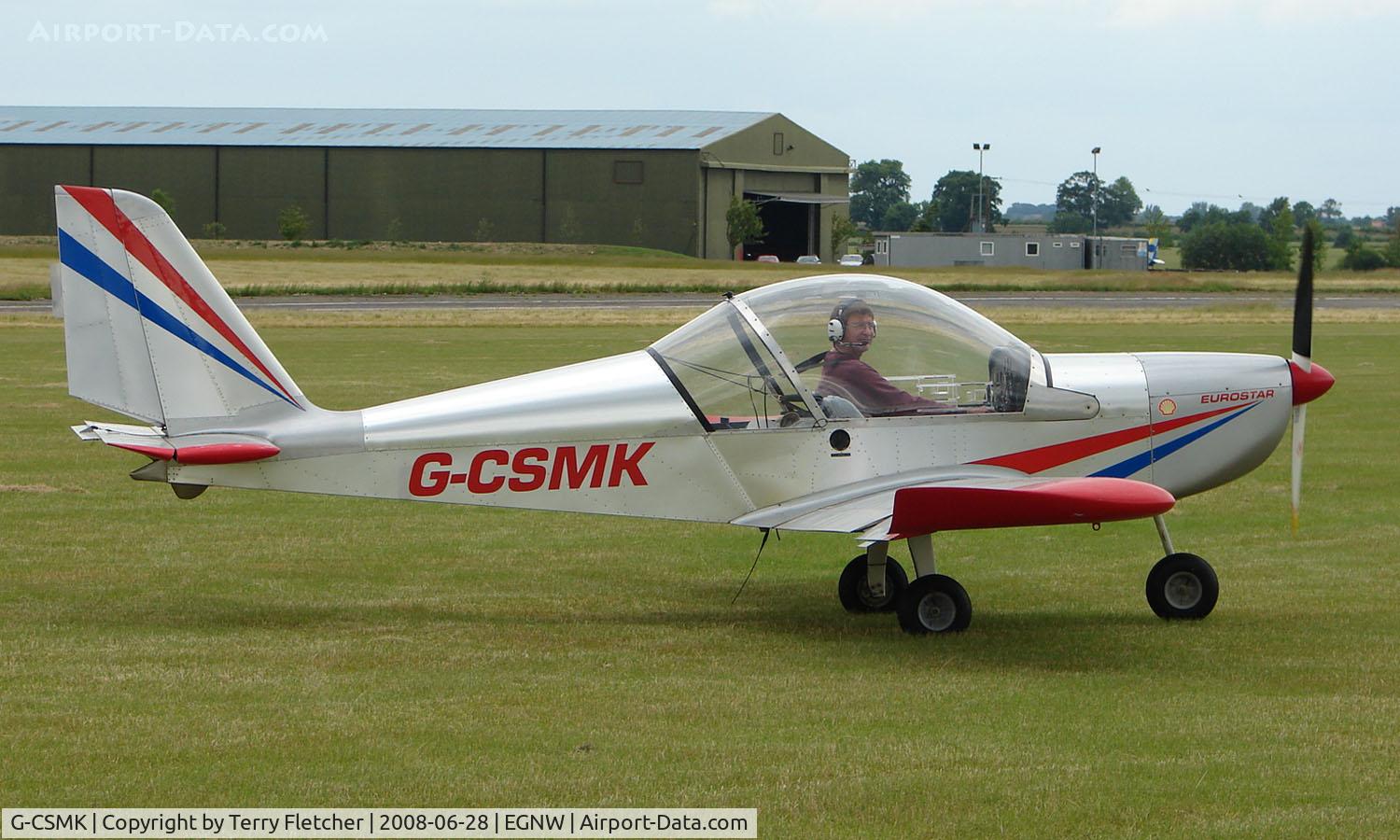 G-CSMK, 2002 Aerotechnik EV-97 Eurostar C/N PFA 315-13813, Eurostar at Wickenby Wings and Wheels 2008