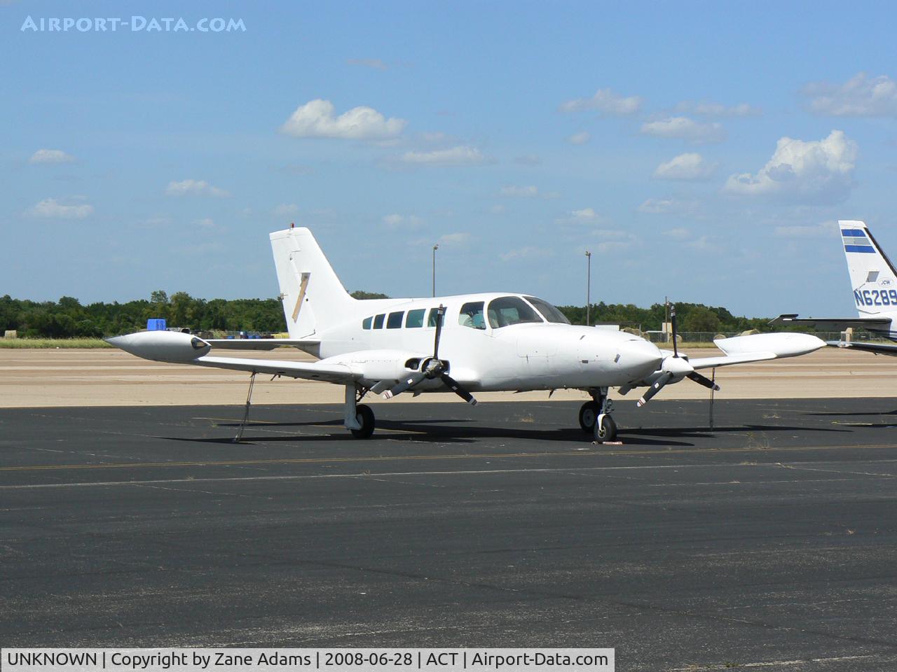 UNKNOWN, , Unmarked Cessna 421 at Waco Regional