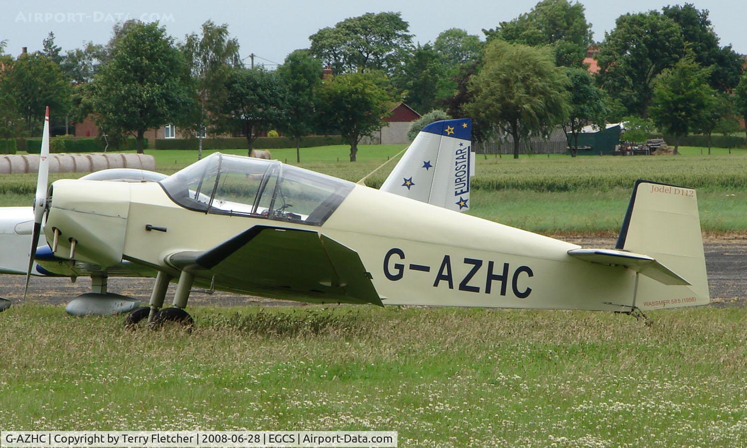 G-AZHC, 1958 Wassmer (Jodel) D-112 Club C/N 585, 1958 Jodel D112 at Sturgate