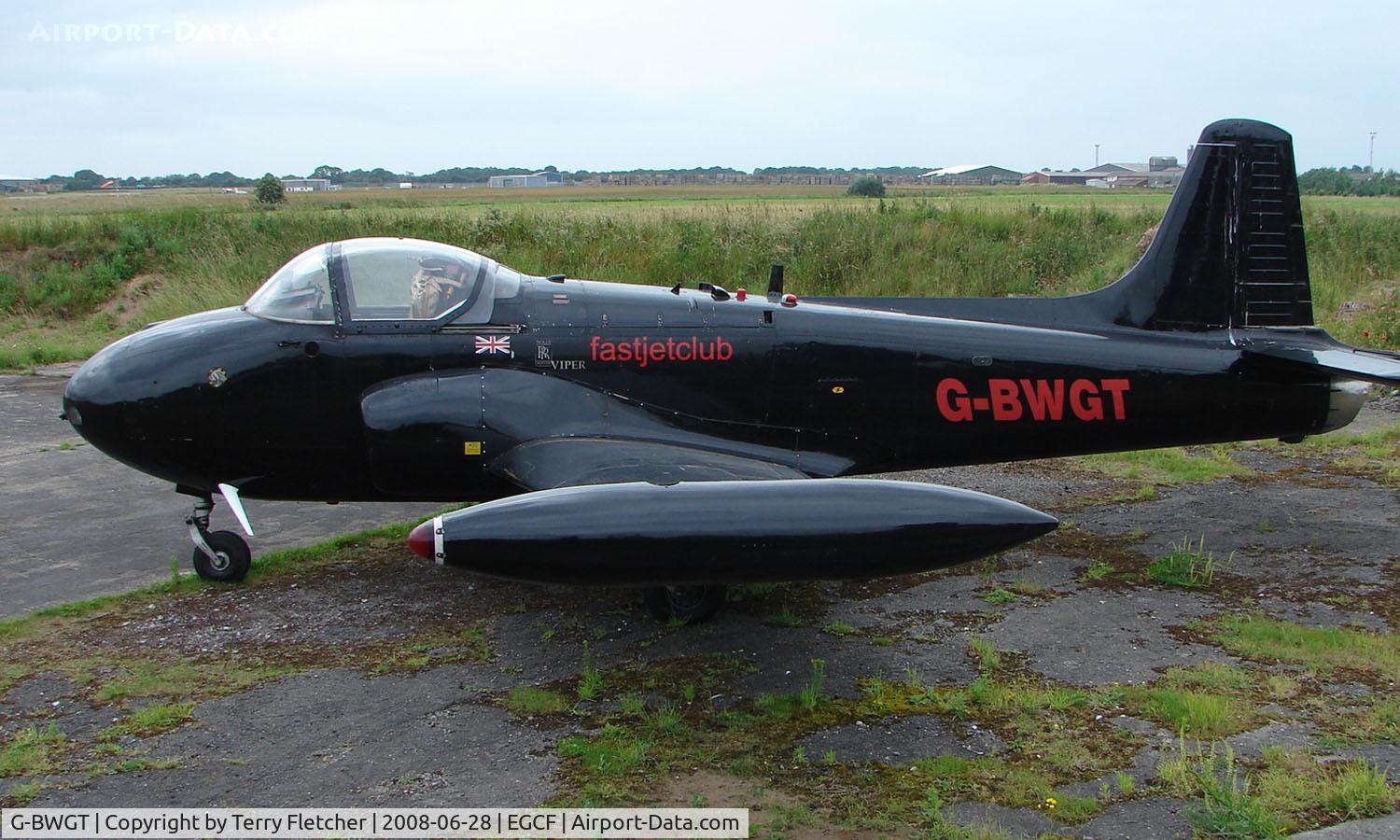 G-BWGT, 1963 BAC 84 Jet Provost T.4 C/N PAC/W/21624, Civil registered Jet Provost ex XR679 at Sandtoft