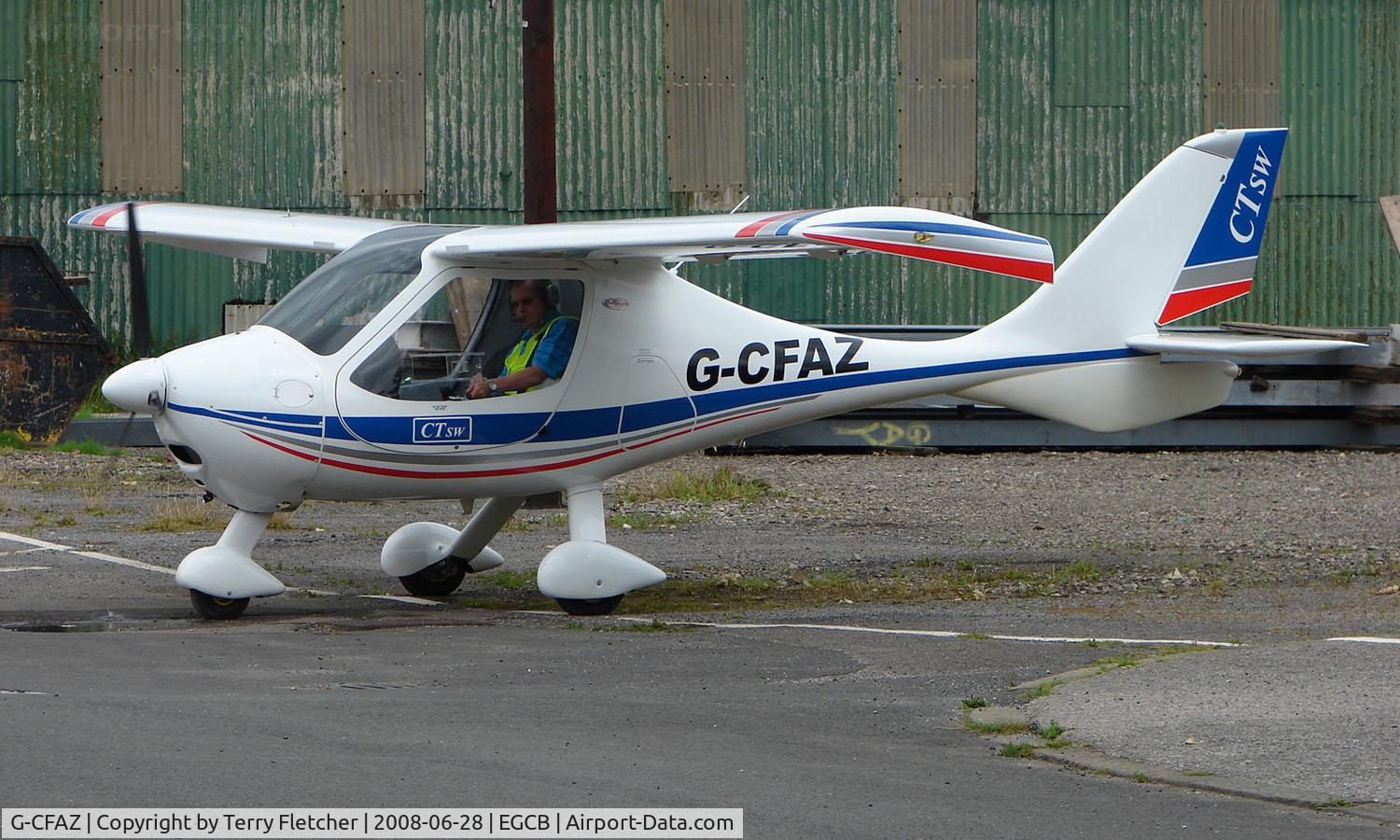 G-CFAZ, 2007 Flight Design CTSW C/N 8347, Microlight at Barton