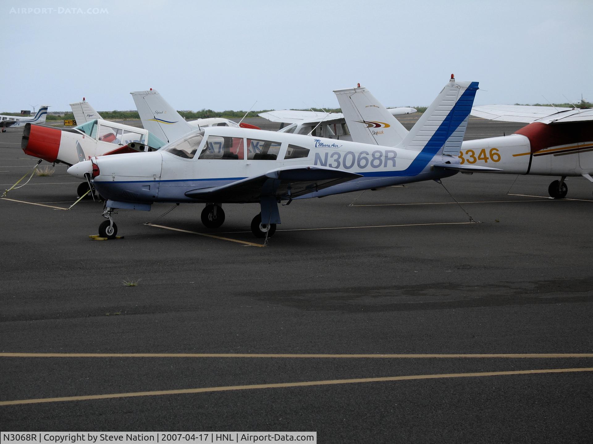 N3068R, 1969 Piper PA-28R-200 C/N 28R-35629, Moore Air 1969 Piper PA-28R-200 @ Honolulu, HI