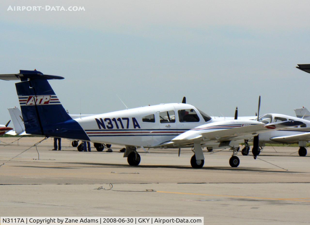 N3117A, 2008 Piper PA-44-180 Seminole C/N 4496259, ATP at Arlington Municipal