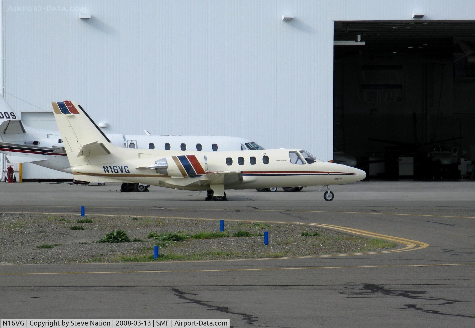 N16VG, 1980 Cessna 501 Citation I/SP C/N 501-0157, 1980 Cessna 501 @ Sacramento intl, CA