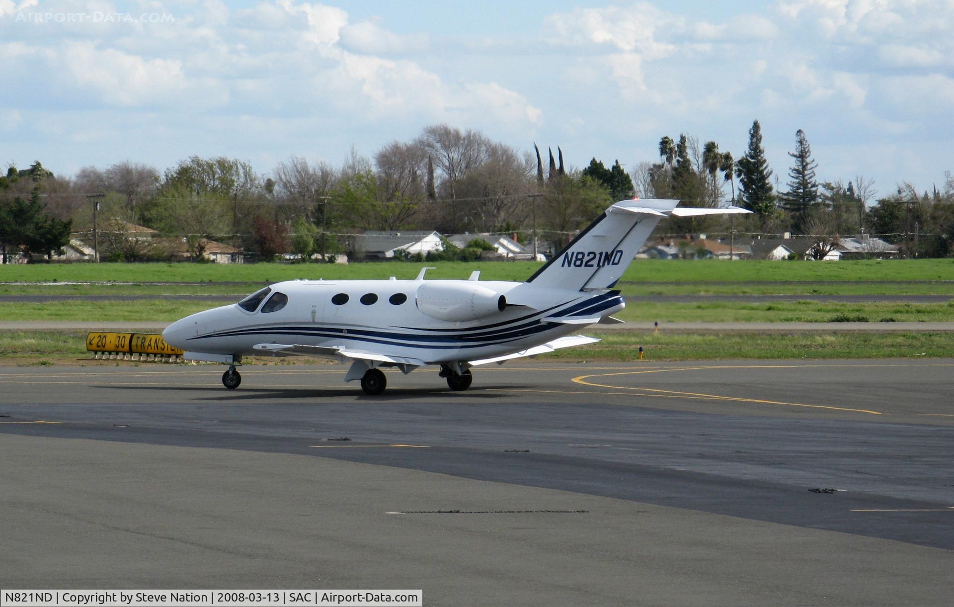 N821ND, 2007 Cessna 510 Citation Mustang Citation Mustang C/N 510-0038, 2007 Cessna 510 @ Sacramento Exec, CA