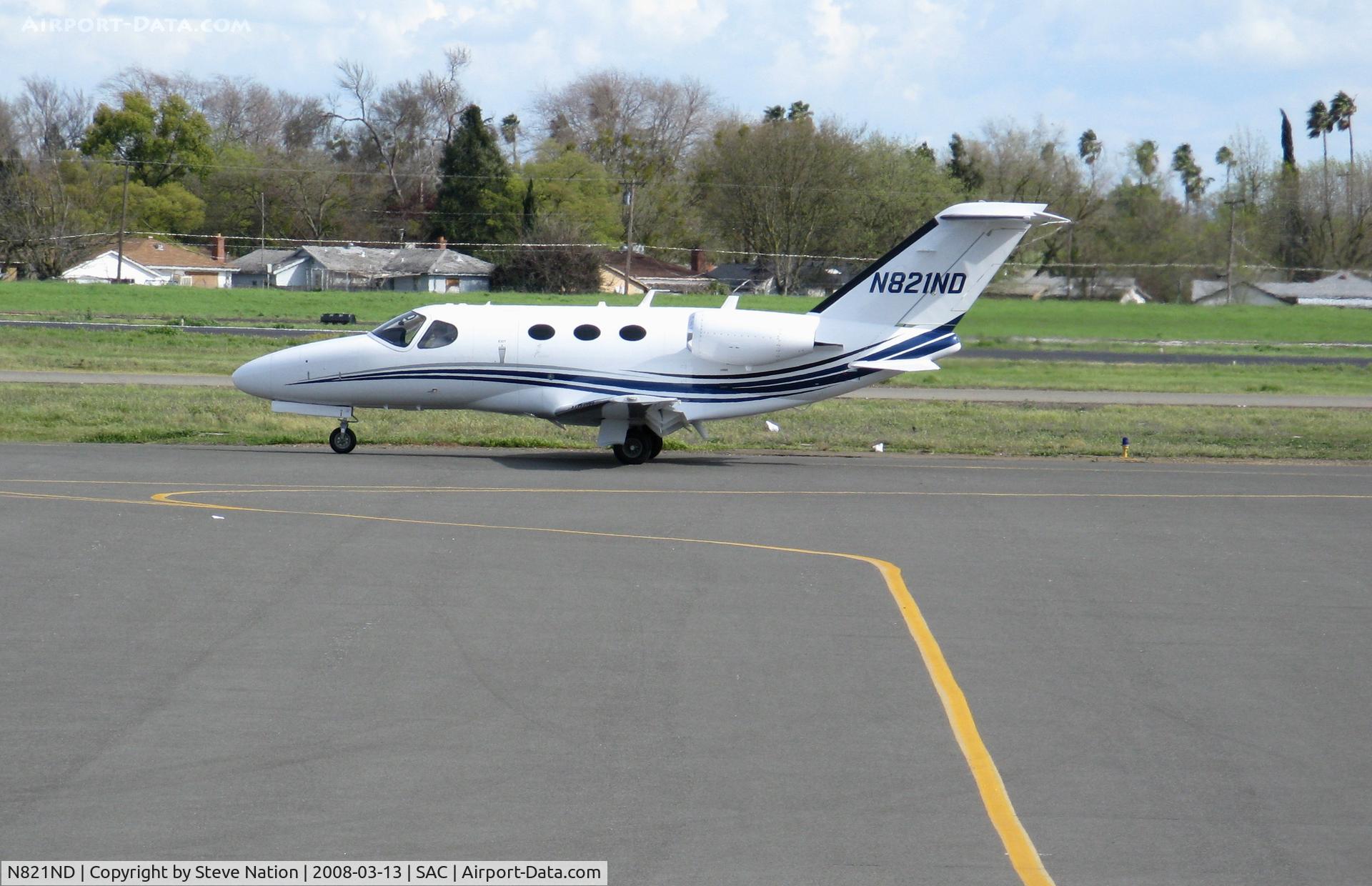 N821ND, 2007 Cessna 510 Citation Mustang Citation Mustang C/N 510-0038, 2007 Cessna 510 @ Sacramento Exec, CA