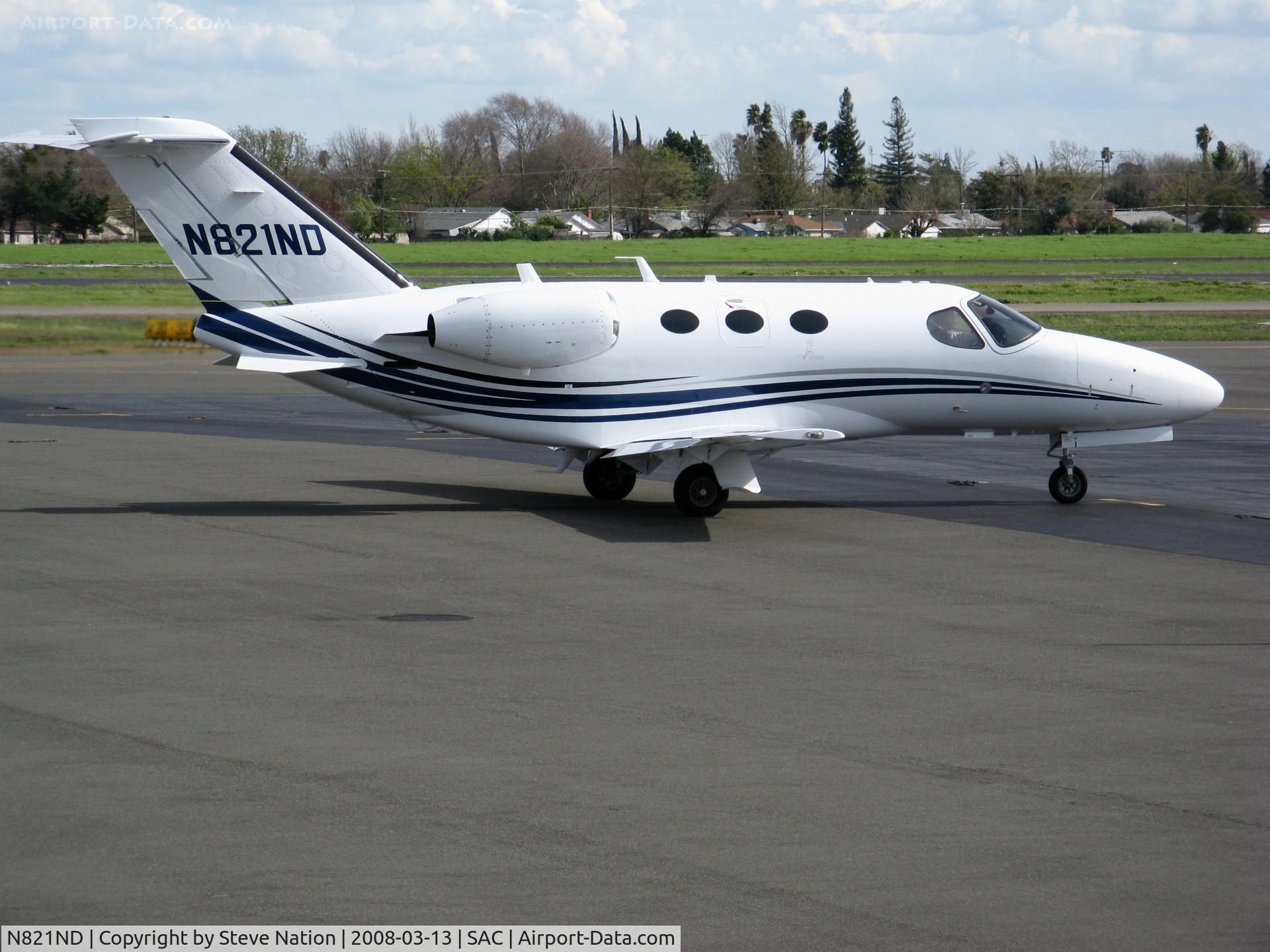 N821ND, 2007 Cessna 510 Citation Mustang Citation Mustang C/N 510-0038, 2007 Cessna 510 @ Sacramento Exec, CA