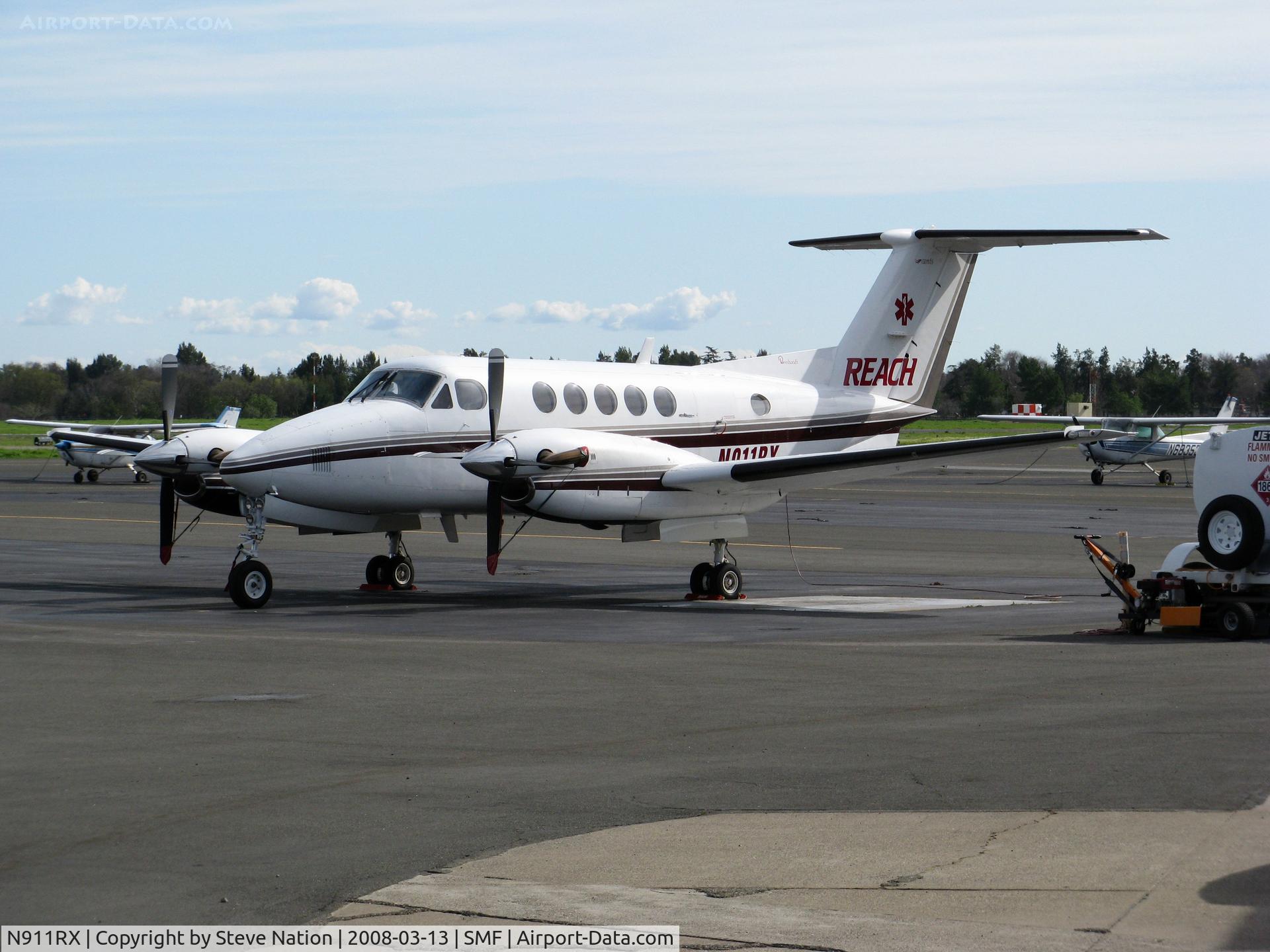 N911RX, 1992 Beech B200 King Air C/N BB-1425, REACH 1992 Beech B200 King Air @ Sacramento Exec, CA