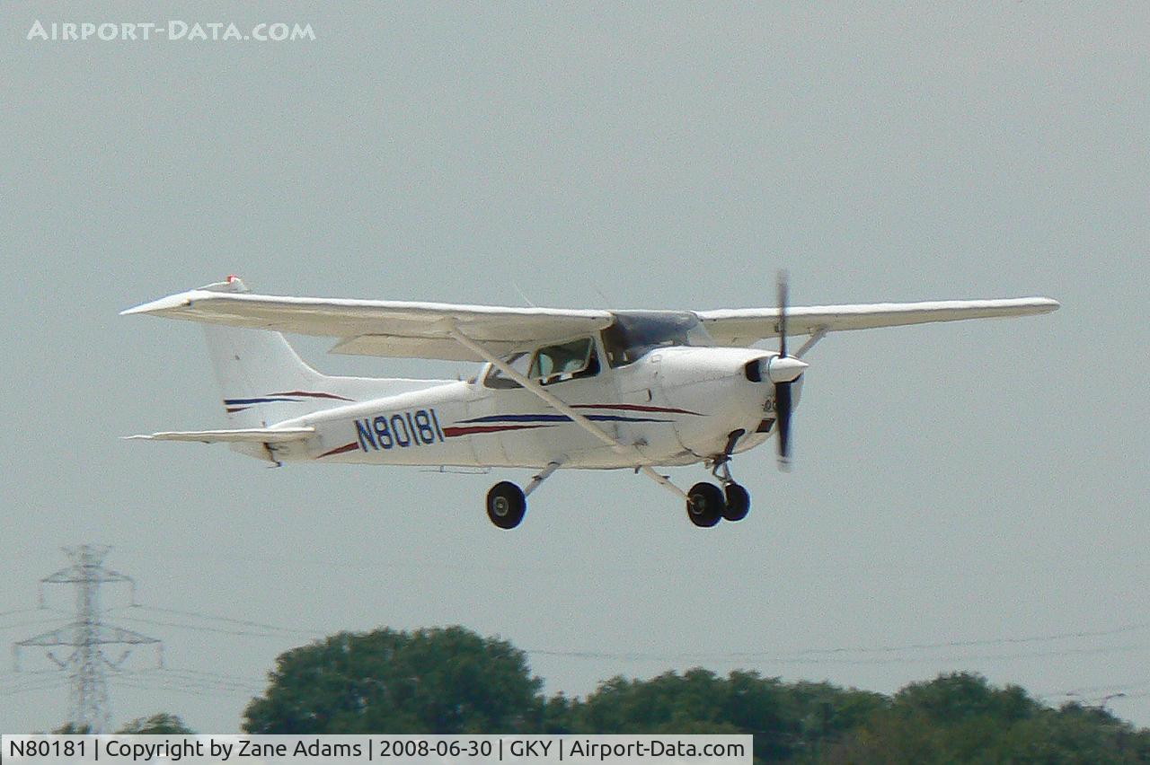 N80181, 1975 Cessna 172M C/N 17266425, At Arlington Municipal