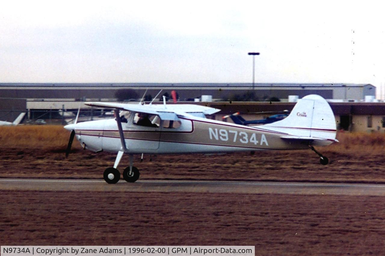 N9734A, 1949 Cessna 170A C/N 19195, At Grand Prairie Municipal