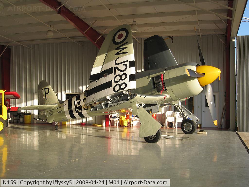 N15S, 1953 Hawker Sea Fury FB.11 C/N 41H/696792, NX15S Hawker Siddeley Sea Fury