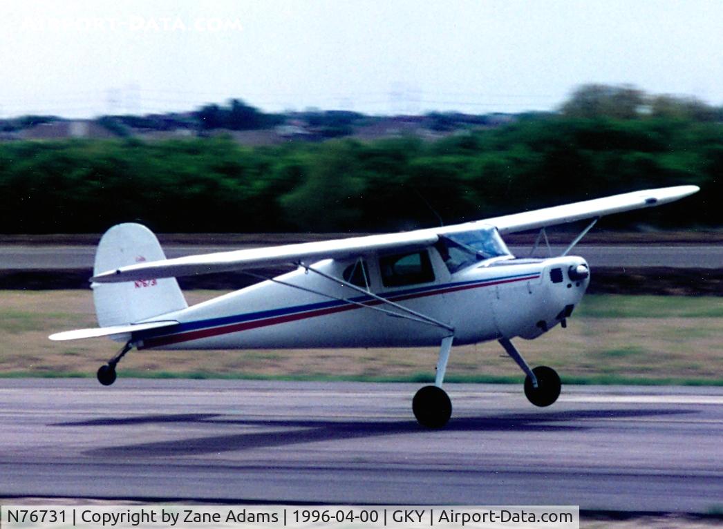 N76731, 1946 Cessna 140 C/N 11163, At Arlington Municipal