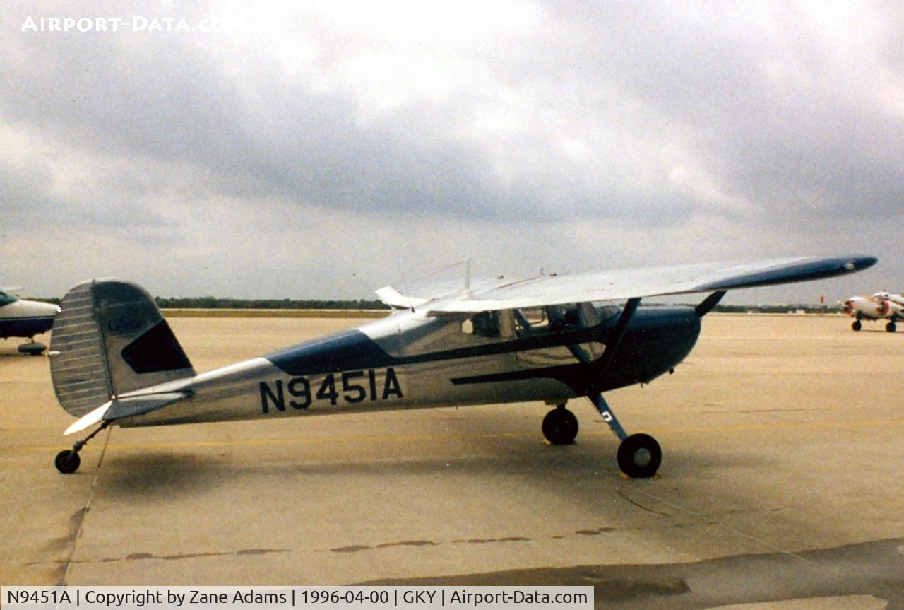 N9451A, 1953 Cessna 140A C/N 15463, At Arlington Municipal