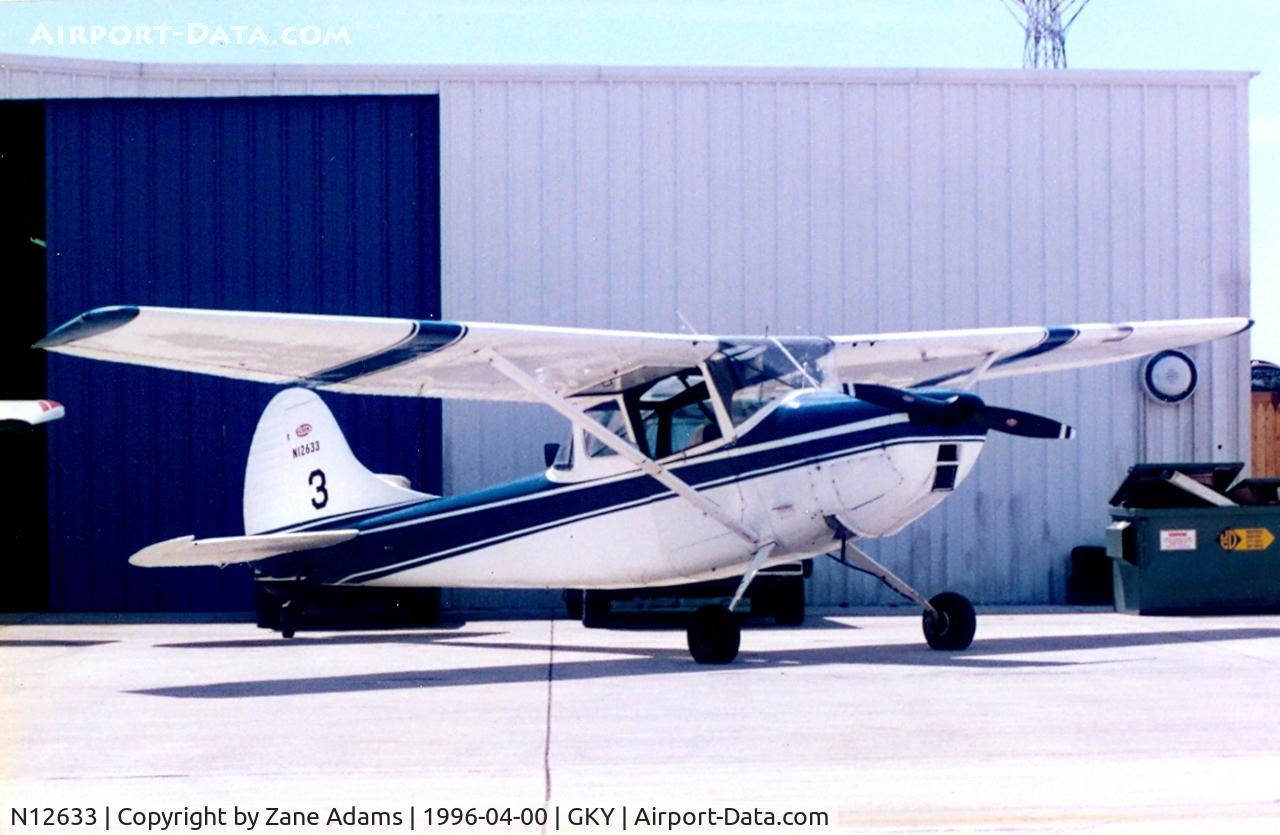 N12633, 1966 Cessna Ector 305A C/N 2015, At Arlington Municipal