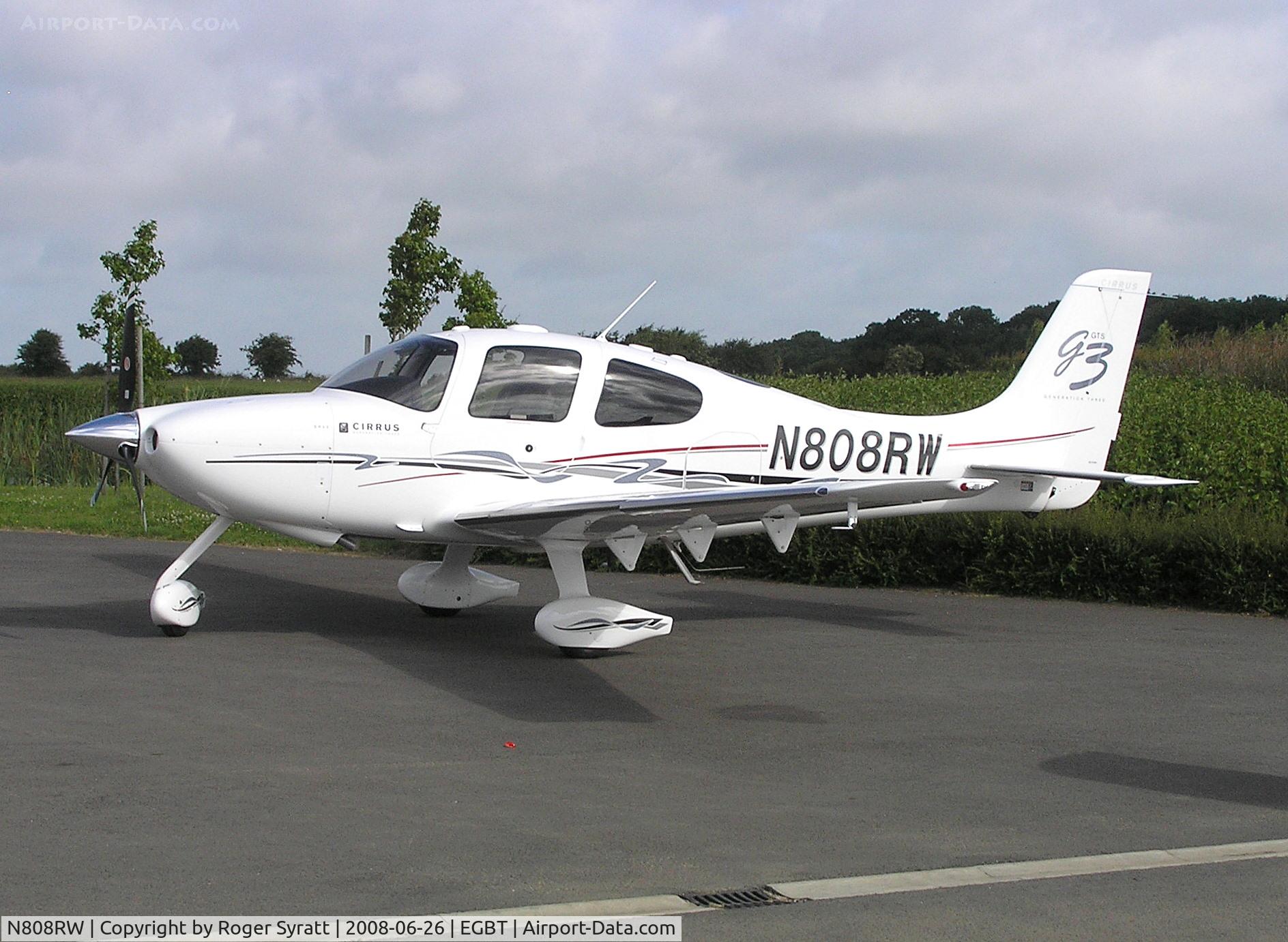 N808RW, 2008 Cirrus SR22 C/N 3039, Cirrus SR22-G3 GTS Perspective