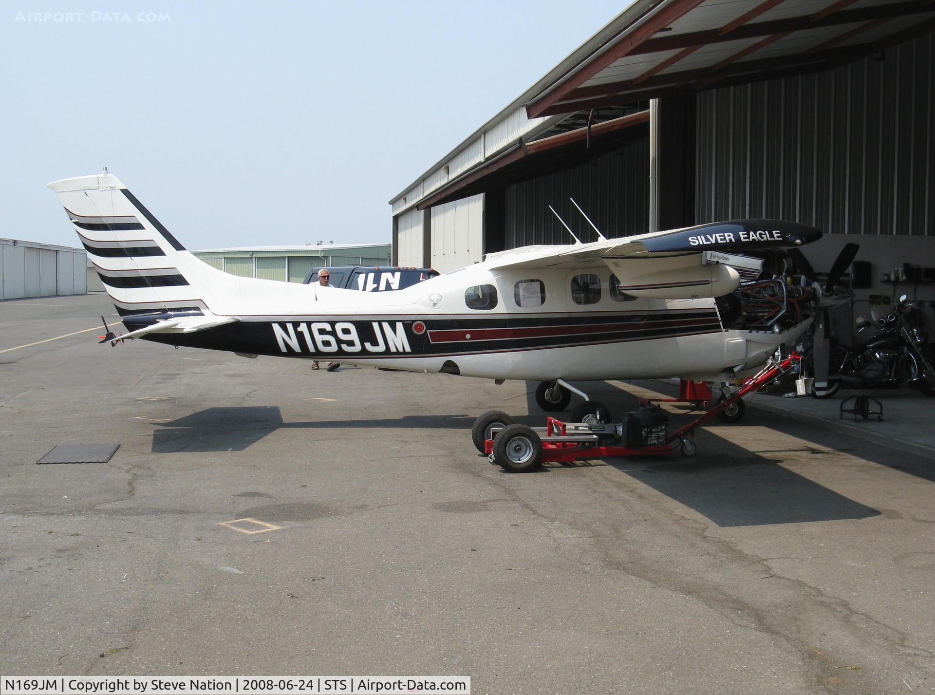 N169JM, 1978 Cessna P210N Pressurised Centurion C/N P21000169, 1978 Cessna P210N Silver Eagle Turbo conversion @ Santa Rosa, CA