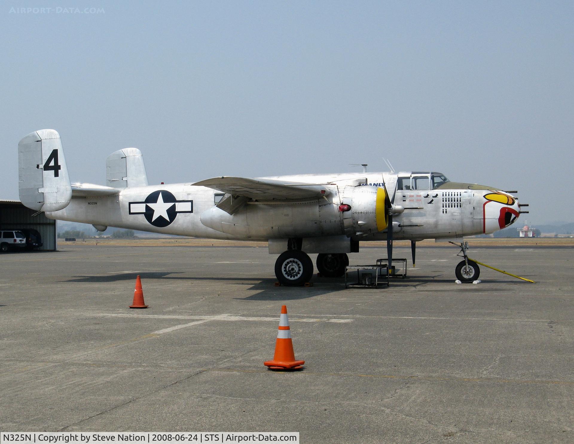 N325N, 1945 North American B-25J-30/32-NC Mitchell Mitchell C/N 108-47452, Former Canadian air tanker #4 Manley Airmotive 1945 North American B-25N @ Santa Rosa, CA