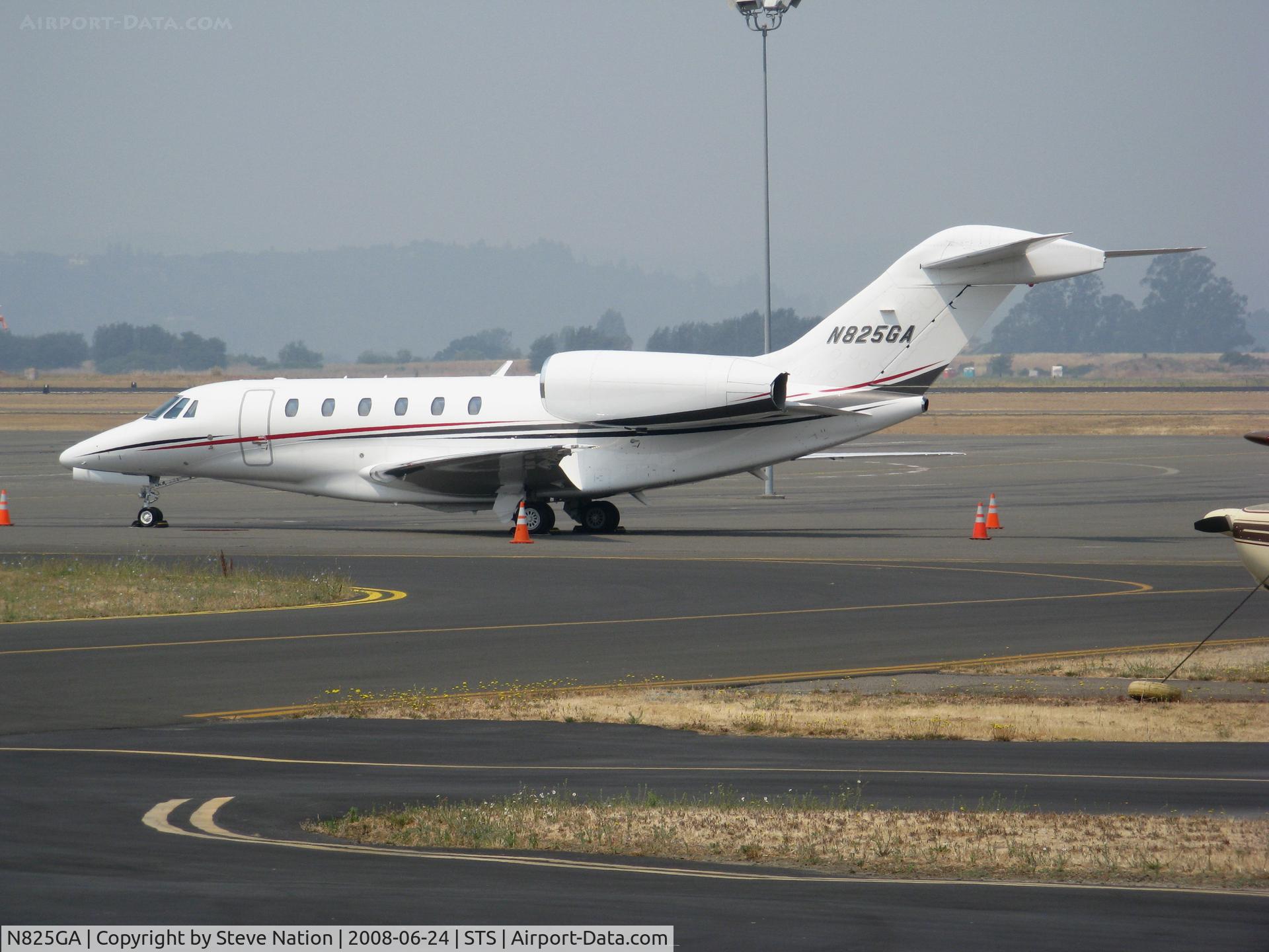 N825GA, 2001 Cessna 750 Citation X Citation X C/N 750-0143, 2001 Cessna 750 (with old Gulfstream or Gates registration!) @ Santa Rosa, CA