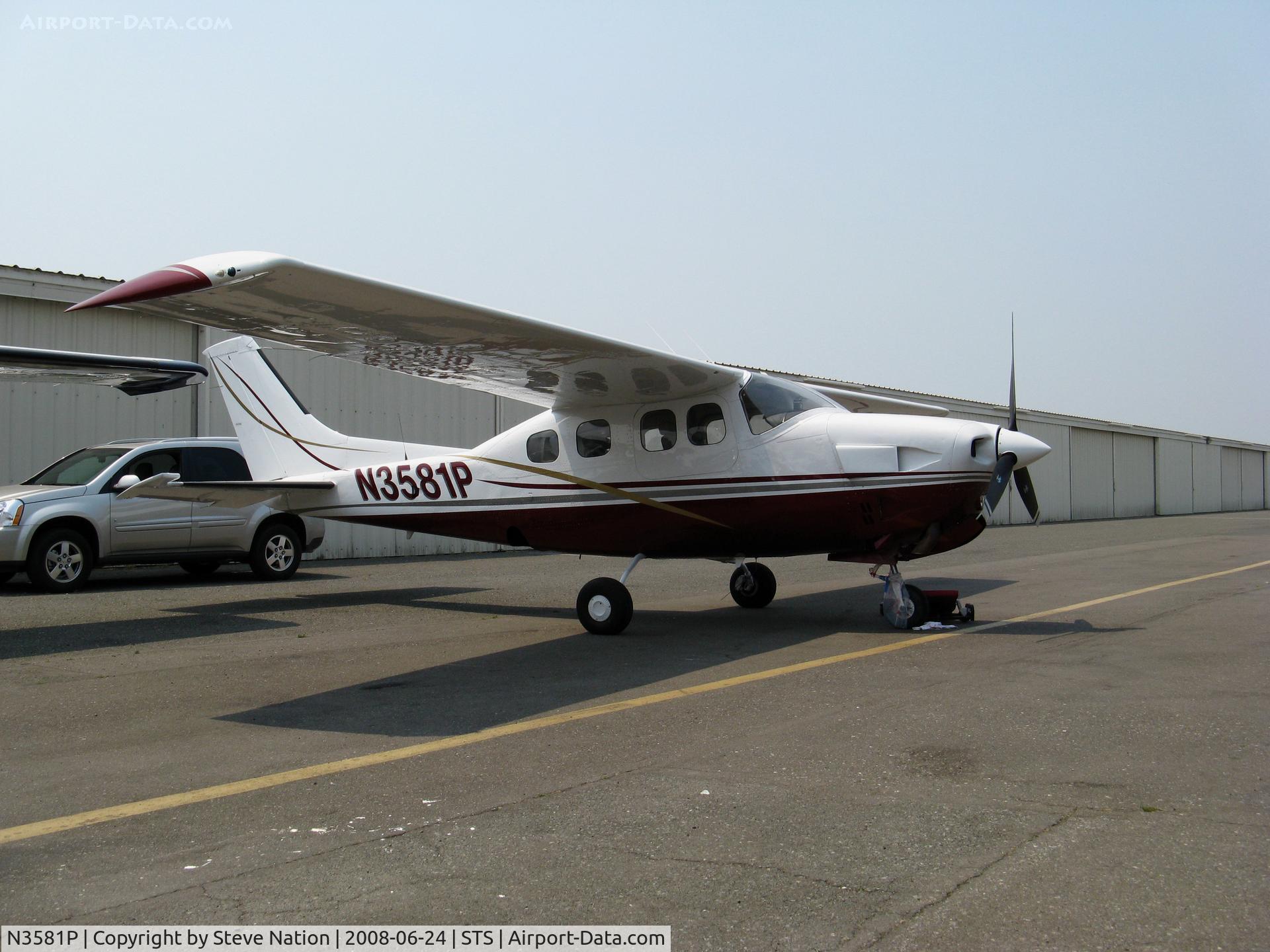 N3581P, 1978 Cessna P210N Pressurised Centurion C/N P21000036, Turbo-powered 1978 Cessna P210N @ Santa Rosa, CA
