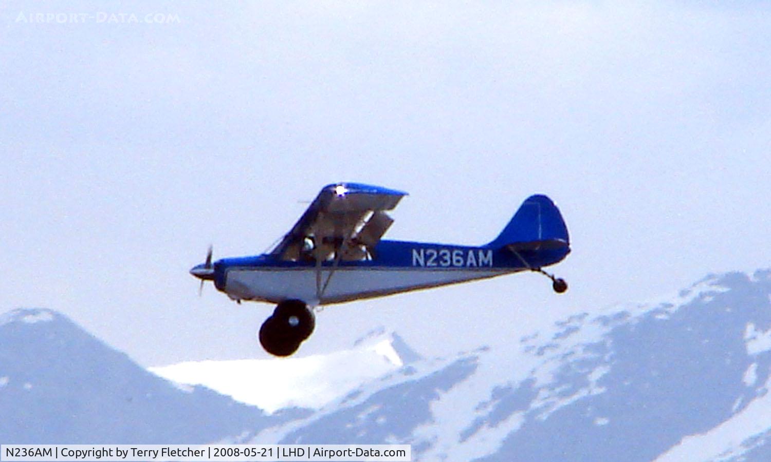N236AM, 2006 Aviat A-1B Husky C/N 2360, Aviat Husky about to land at Lake Hood