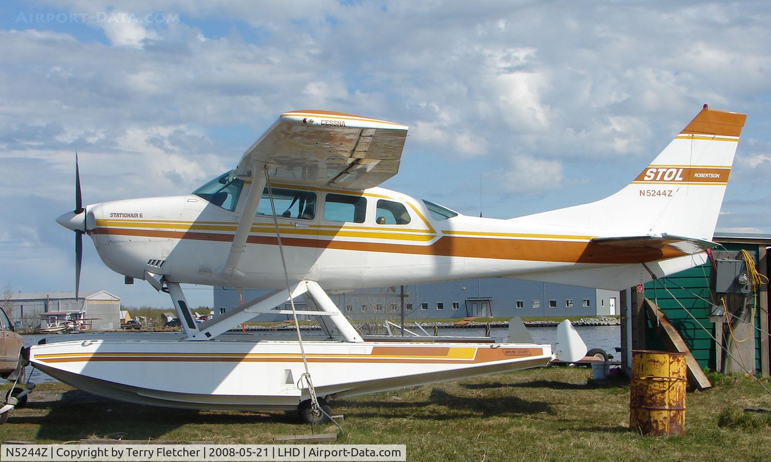 N5244Z, 1981 Cessna TU206G Turbo Stationair C/N U20606085, Cessna U206G at Lake Hood
