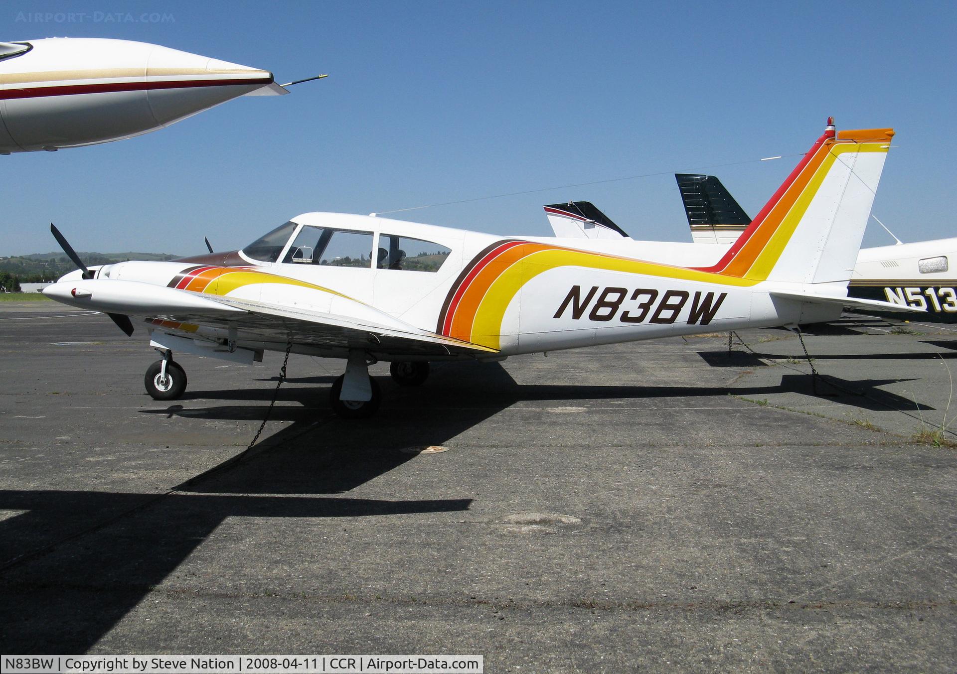 N83BW, 1965 Piper PA-30 Twin Comanche Twin Comanche C/N 30-888, 1965 Piper PA-30 Twin Comanche @ Concord-Buchanan Field, CA