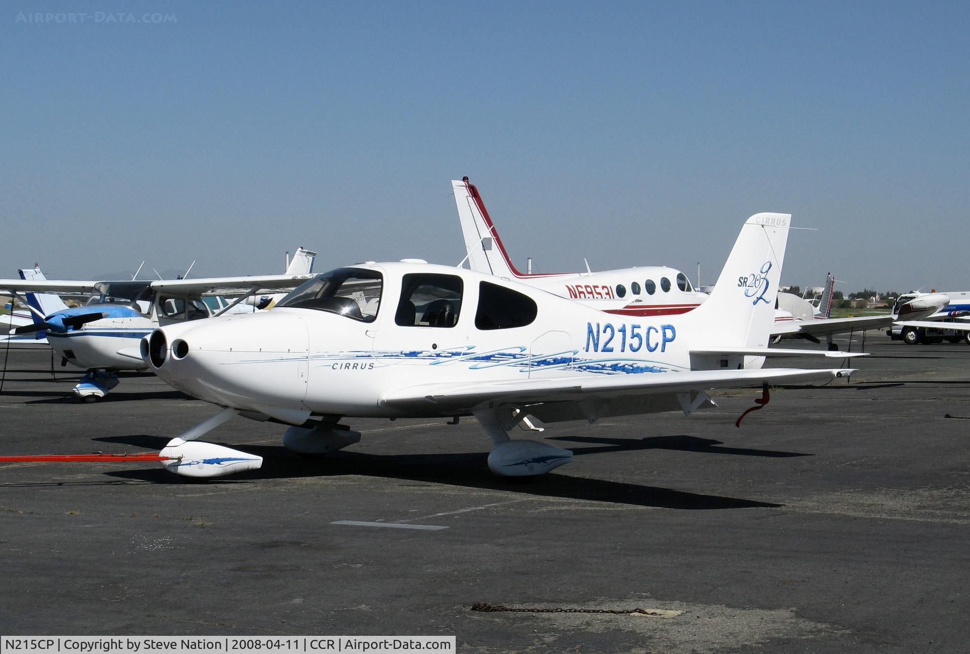 N215CP, 2006 Cirrus SR20 G2 C/N 1741, 2006 Cirrus Design Corp SR20 minus prop @ Concord-Buchanan Field, CA
