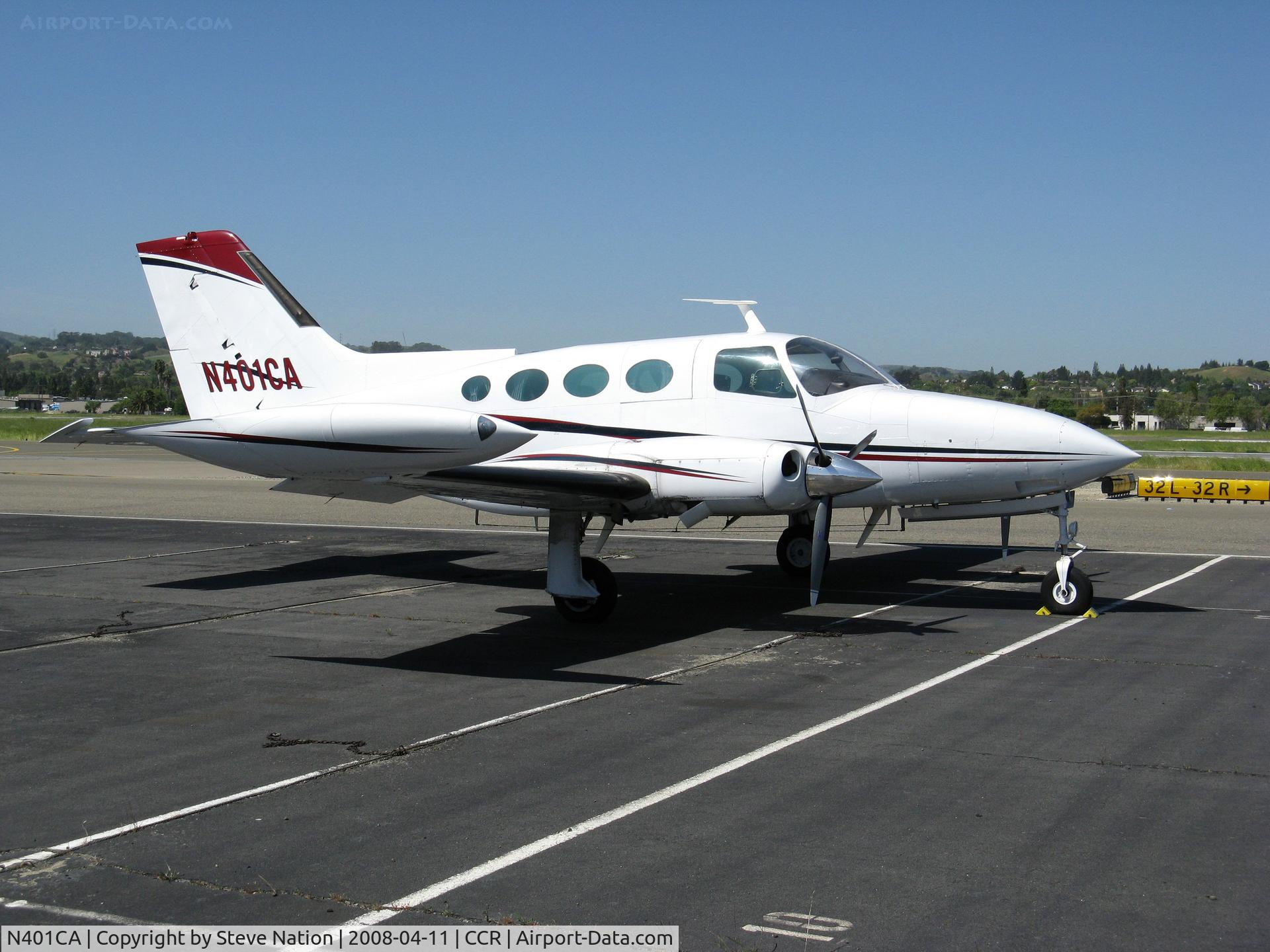 N401CA, 1969 Cessna 401A C/N 401A-0025, 1969 Cessna 401A @ Concord-Buchanan Field, CA