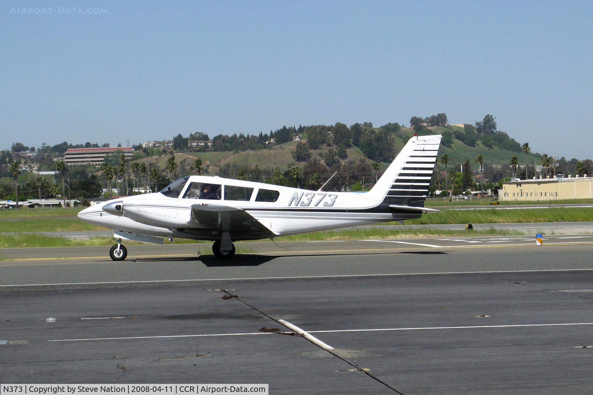 N373, 1966 Piper PA-30 Twin Comanche C/N 30-1374, Very SHARP 1966 Piper PA-30 Twin Comanche taxying @ Concord-Buchanan Field, CA