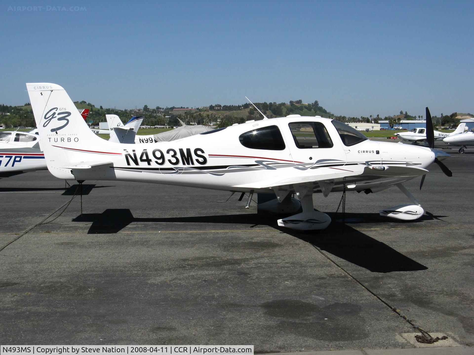 N493MS, 2007 Cirrus SR22 C/N 2450, 2007 Cirrus Design Corp SR22 @ Concord-Buchanan Field, CA