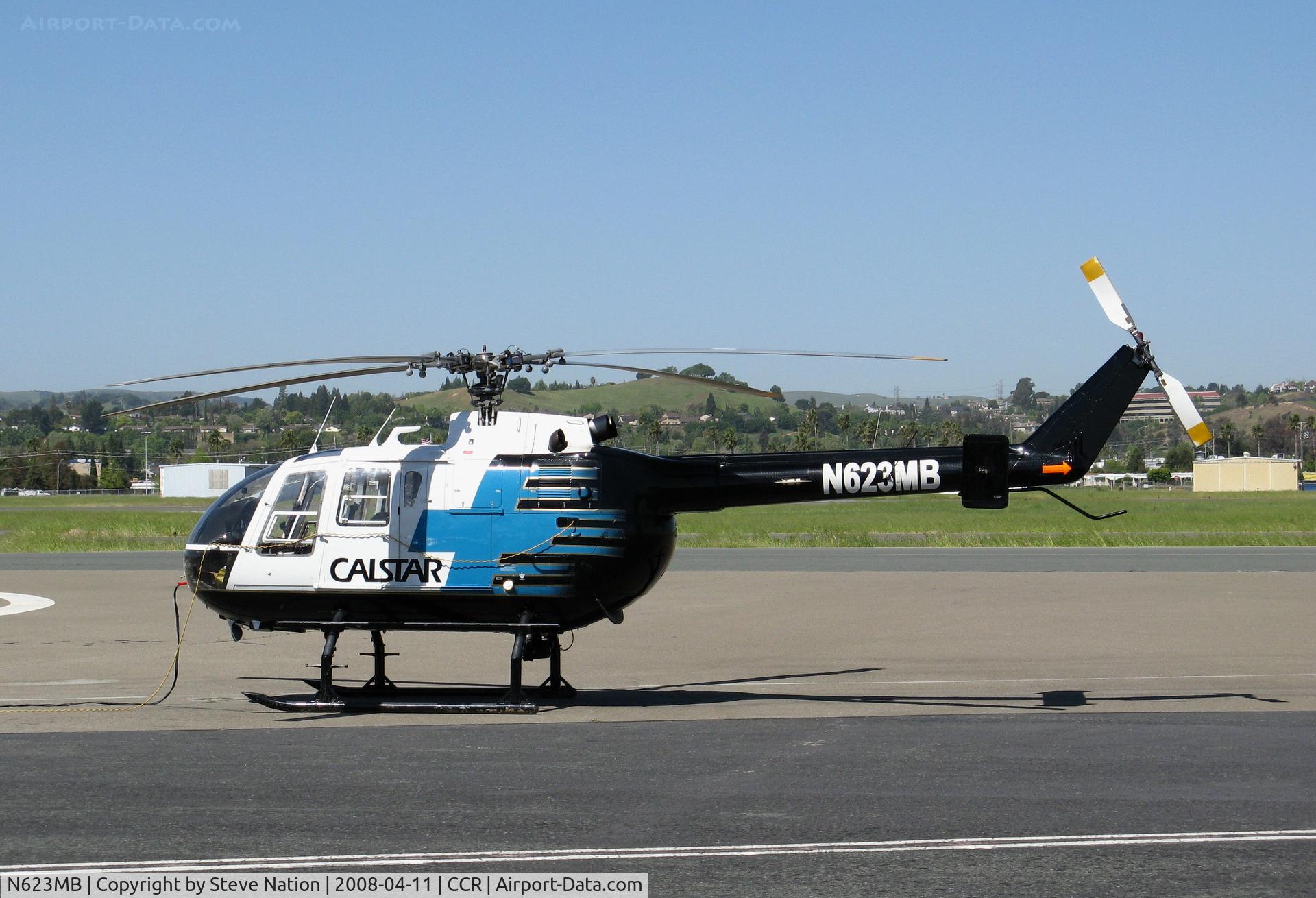 N623MB, 1986 MBB Bo-105CBS-5 C/N S-750, CALSTAR Messerschmitt-boelkow-blohm BO-105S @ Concord-Buchanan Field, CA