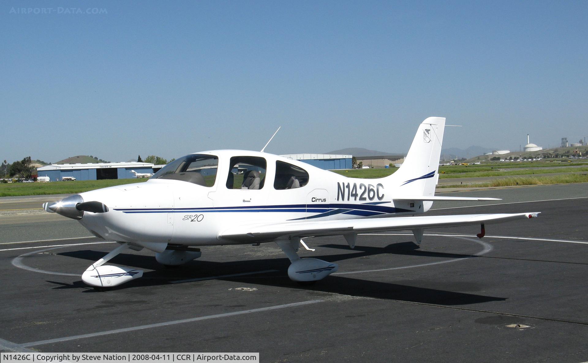 N1426C, 2003 Cirrus SR20 C/N 1325, 2003 Cirrus Design Corp SR20 @ Concord-Buchanan Field, CA