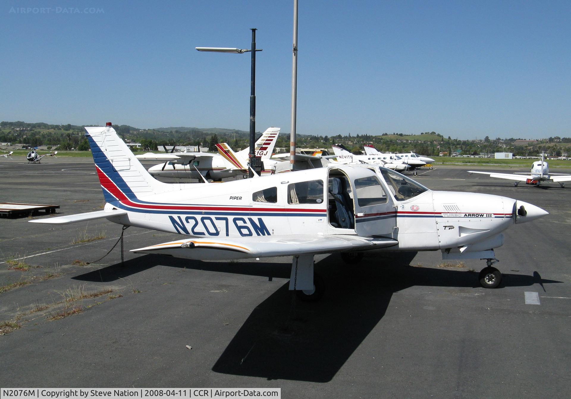 N2076M, 1977 Piper PA-28R-201T Cherokee Arrow III C/N 28R-7803105, 1977 Piper PA-28R-201T @ Concord-Buchanan Field, CA