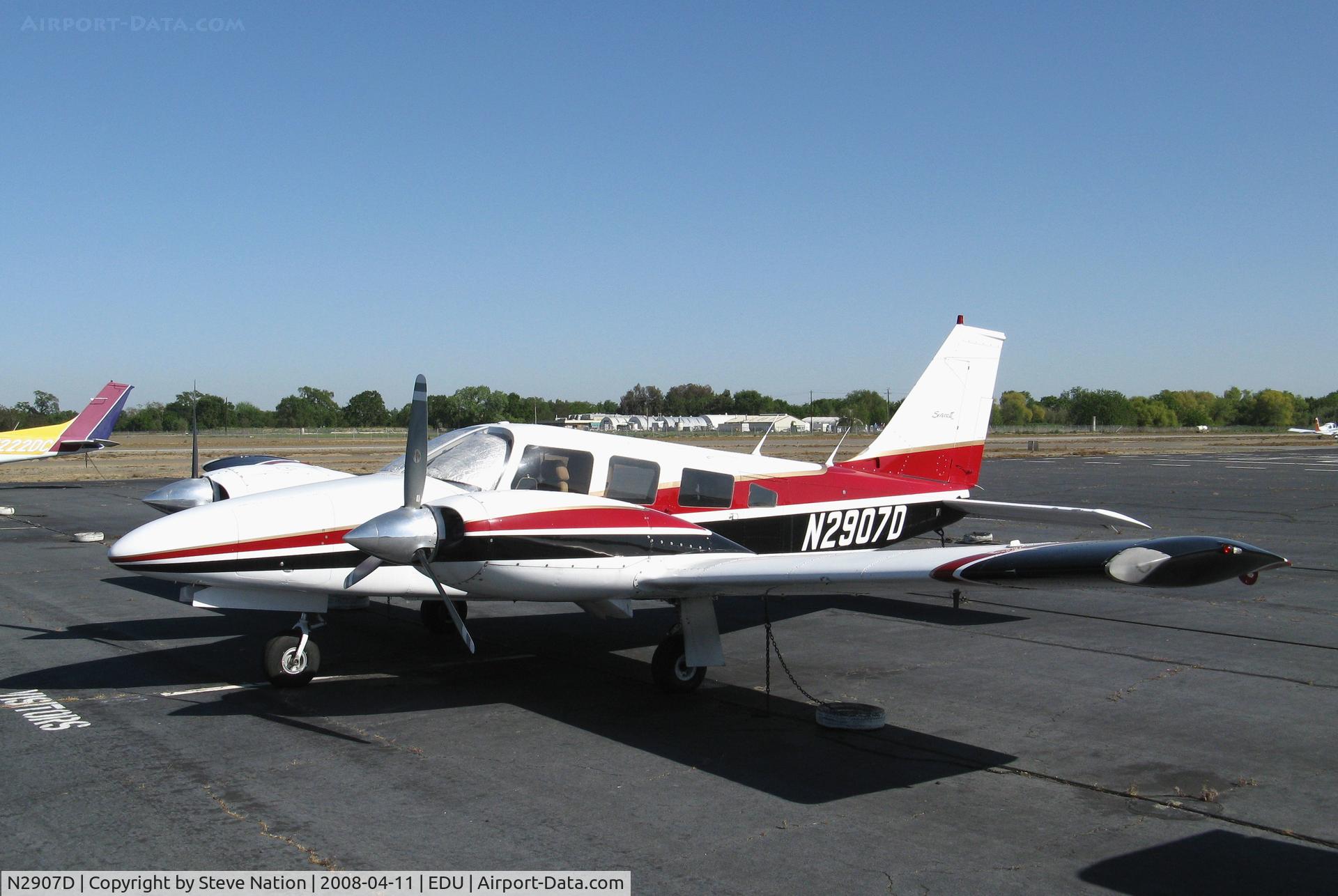 N2907D, Piper PA-34-200T C/N 34-7970348, Piper PA-34-200T @ Davis-Yolo County Airport, CA