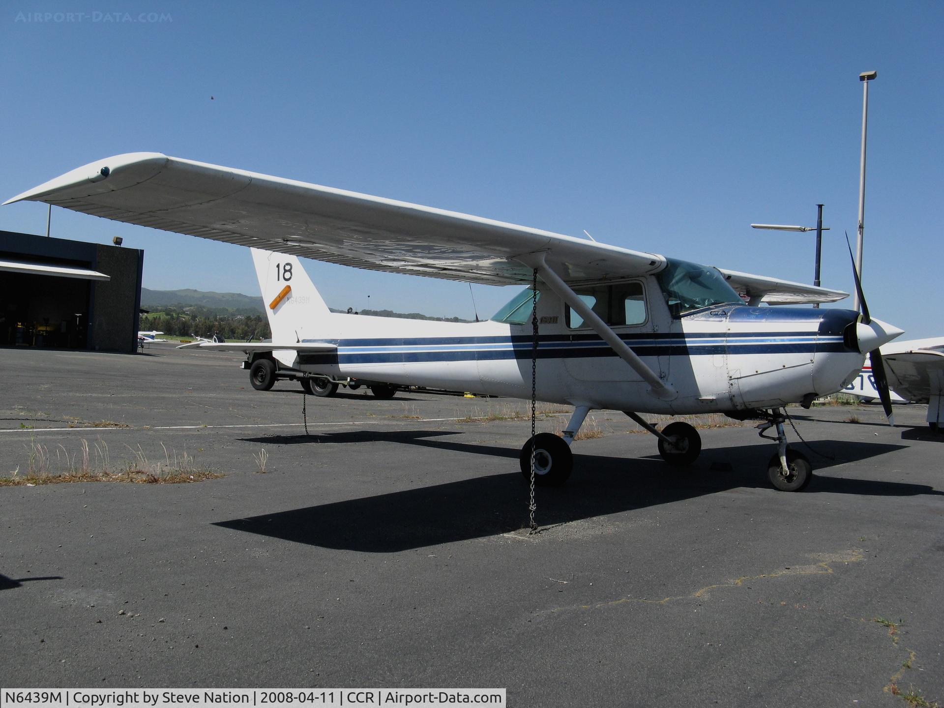 N6439M, 1980 Cessna 152 C/N 15284727, 1980 Cessna 152 #18 @ Concord-Buchanan field, CA
