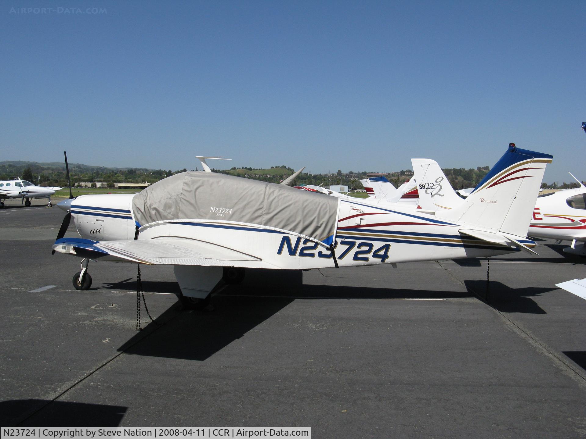 N23724, 1978 Beech A36 Bonanza 36 C/N E-1211, 1978 Beech A36 covered @ Concord-Buchanan Field, CA