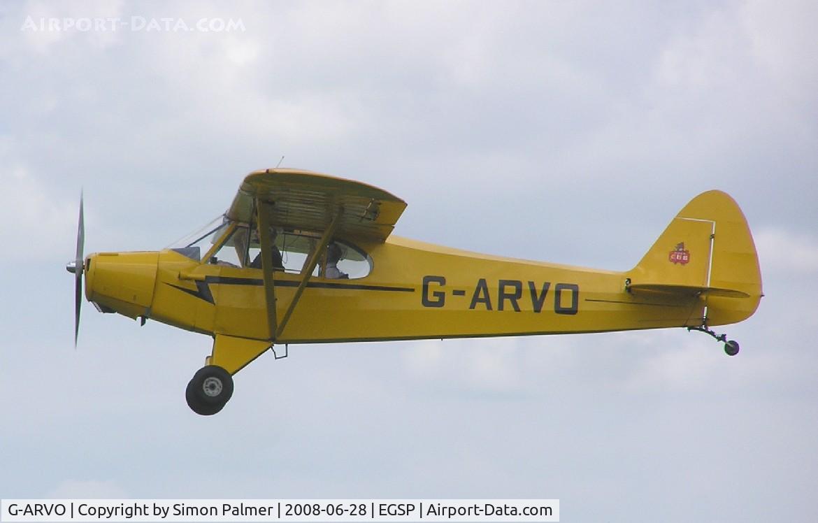 G-ARVO, 1960 Piper PA-18-95 Super Cub C/N 18-7252, Super Cub based at Sibson