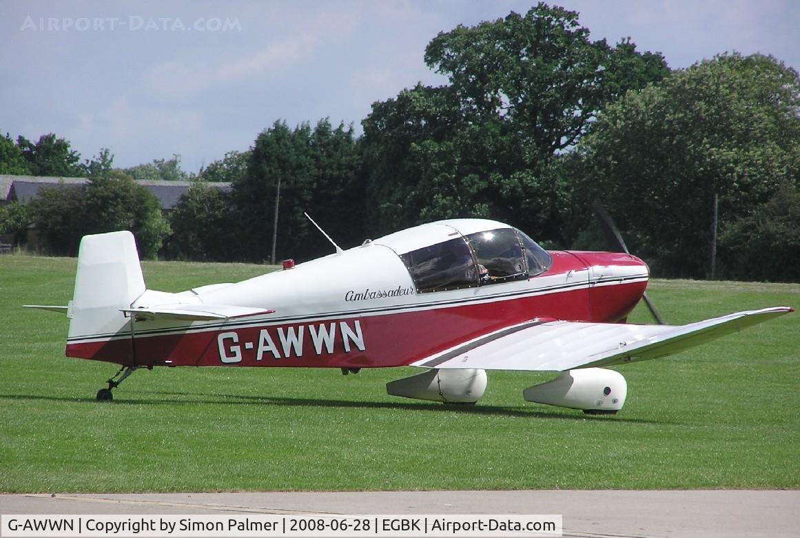 G-AWWN, 1963 Jodel DR-1050 Ambassadeur C/N 398, DR1050 Ambassadeur at Sywell