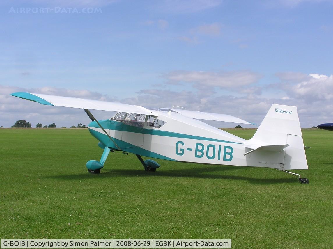 G-BOIB, 1997 Wittman W-10 Tailwind C/N PFA 031-10551, Wittman Tailwind at the Sywell fly-in