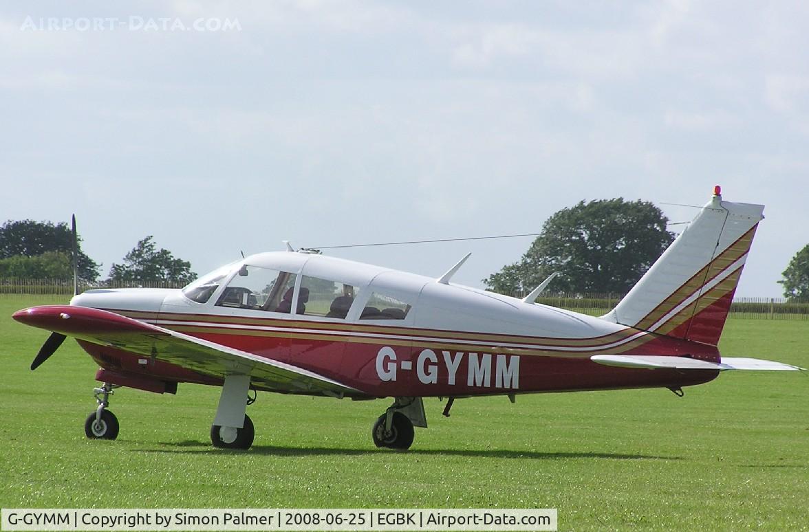 G-GYMM, 1971 Piper PA-28R-200 Cherokee Arrow B C/N 28R-7135049, Cherokee Arrow visiting Sywell