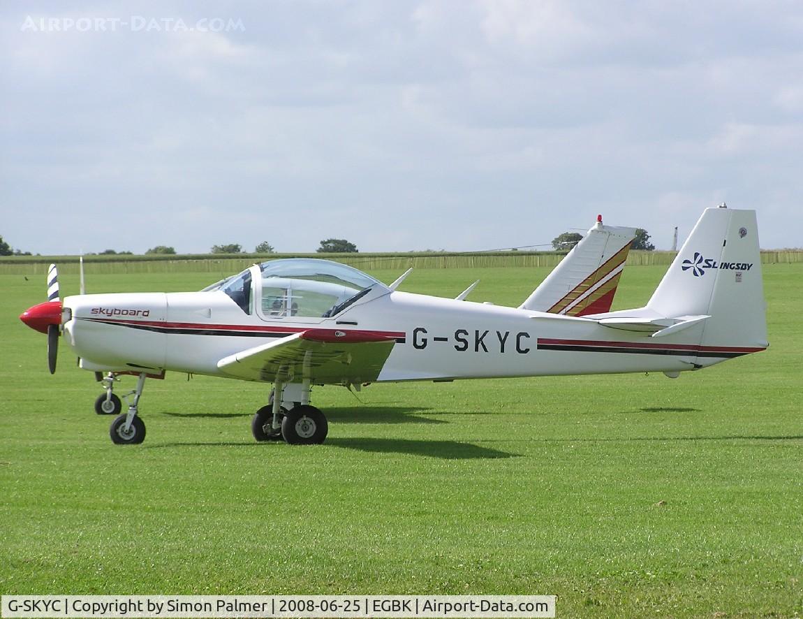 G-SKYC, 1984 Slingsby T-67M Firefly C/N 2009, Slingsby Firefly at Sywell