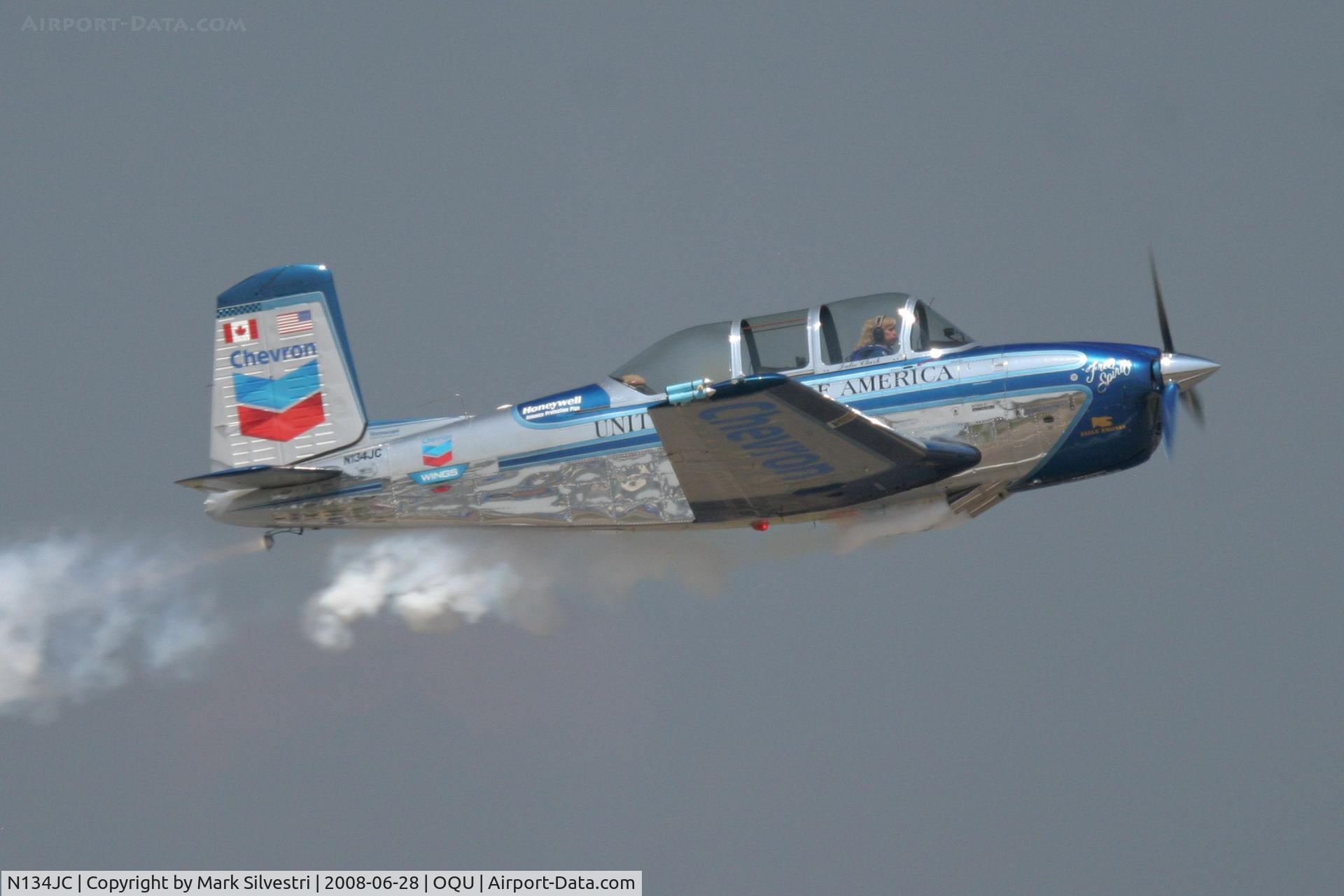 N134JC, 1955 Beech T-34-A (A45) Mentor C/N G-812, Quonset Point 2008