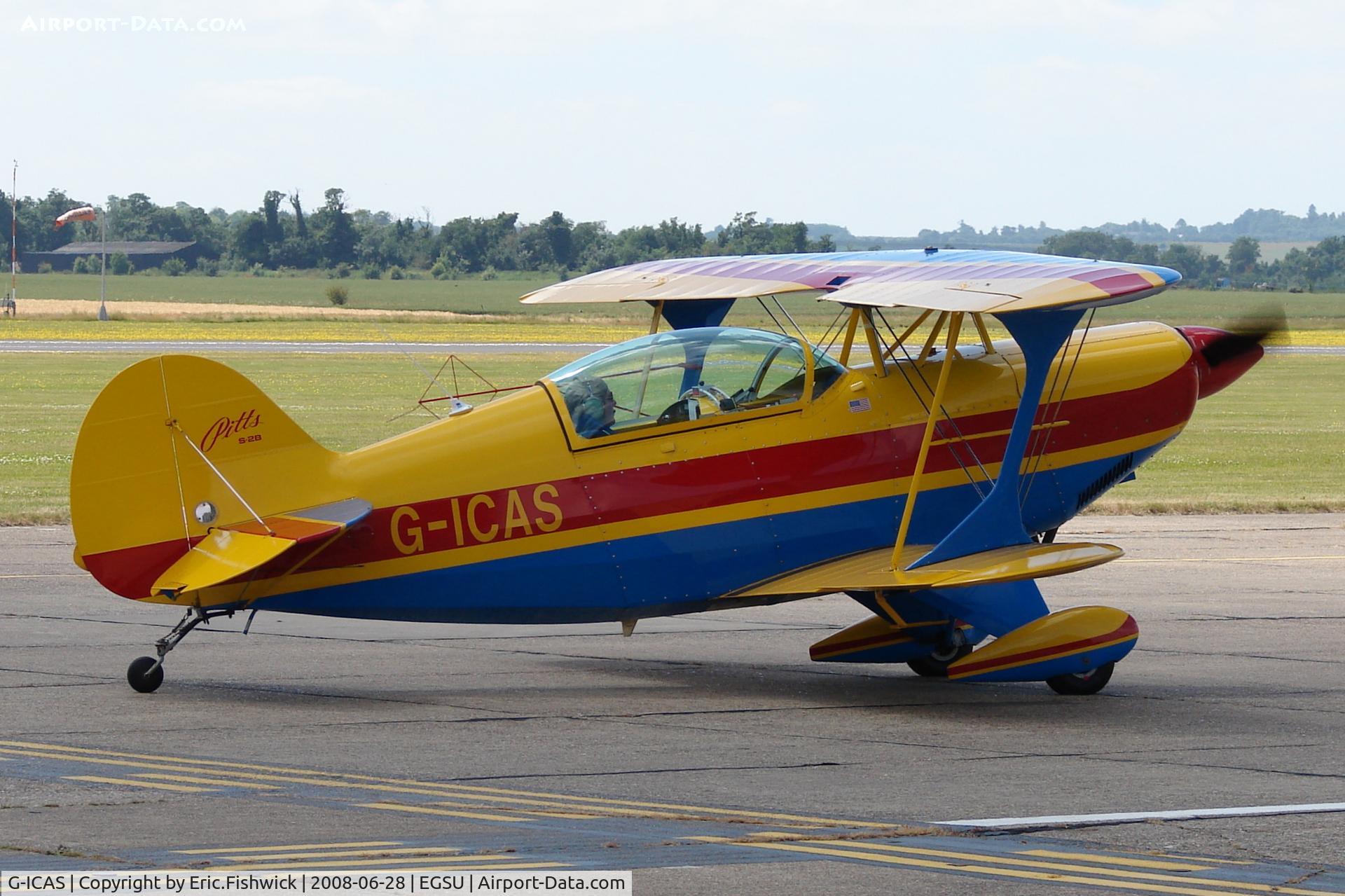 G-ICAS, 1996 Aviat Pitts S-2B Special C/N 5344, 2. G-ICAS at at National Aerobatics Championships June 2008