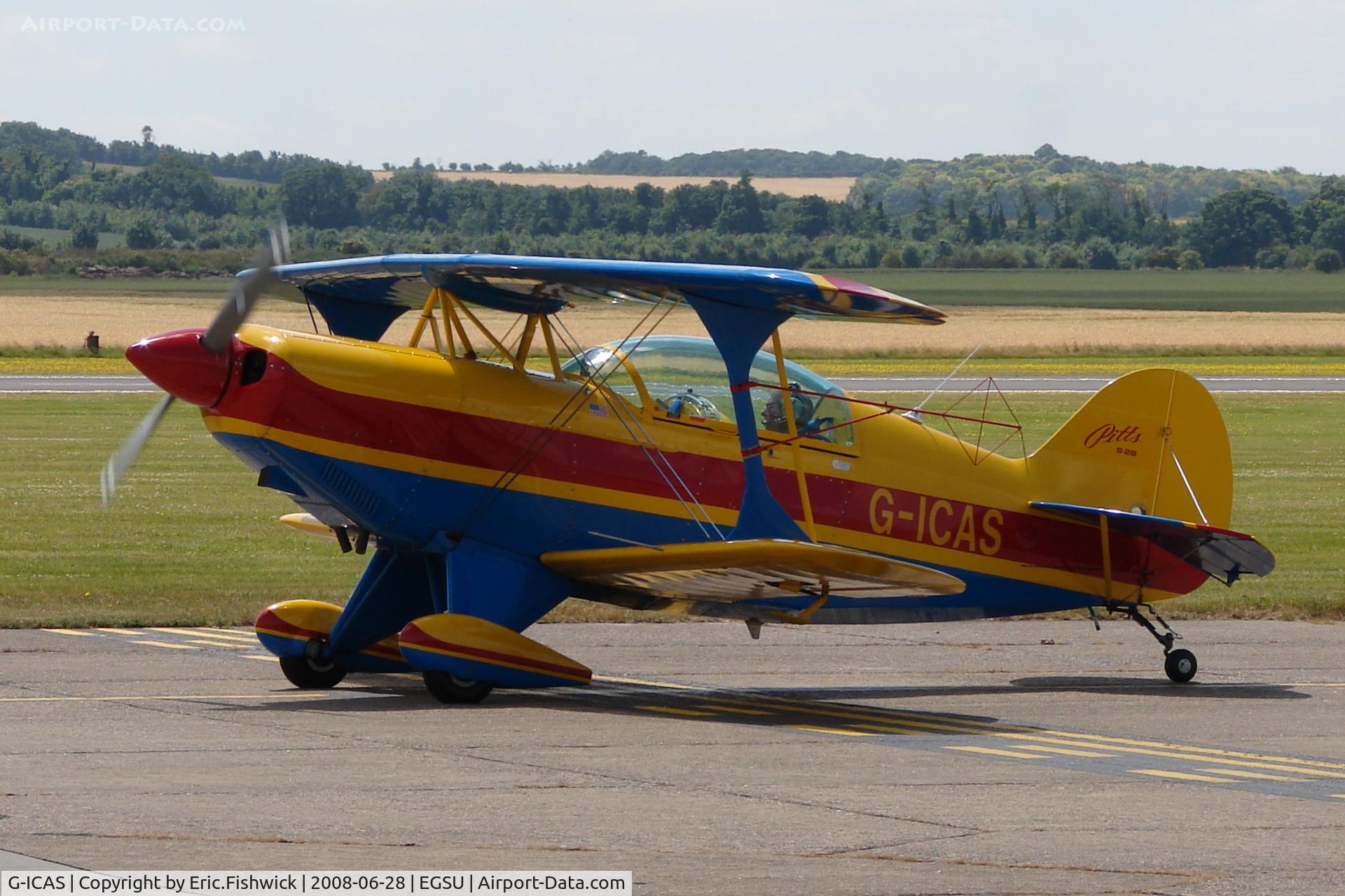 G-ICAS, 1996 Aviat Pitts S-2B Special C/N 5344, 1. G-ICAS at at National Aerobatics Championships June 2008